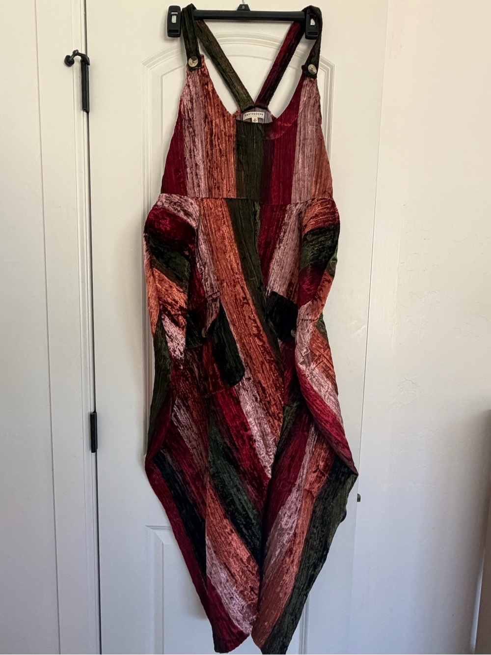 Multicolor Velvet Striped EarthBound Jumper